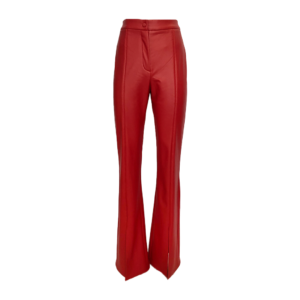 red leather trousers